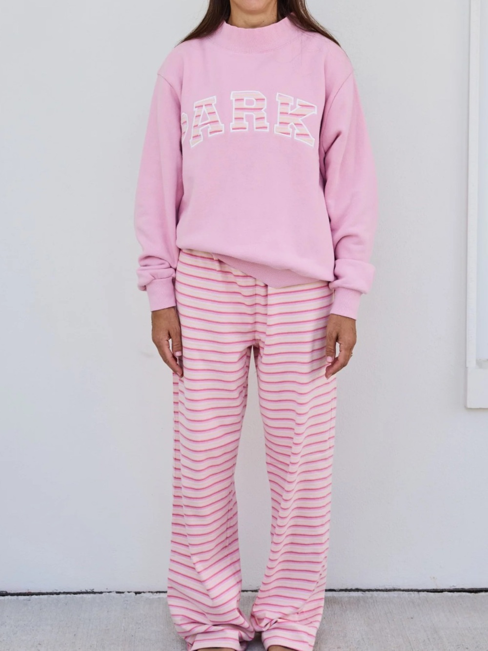 Parke Varsity Mockneck Sweetpea NWT - Picture 3 of 9